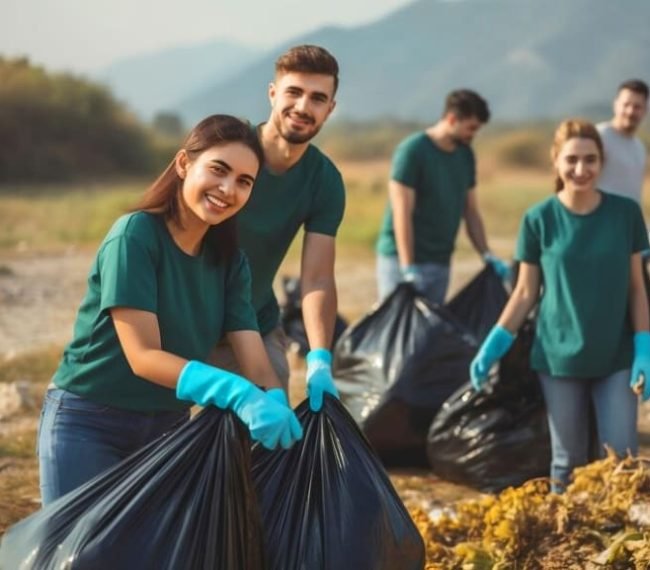 Ecology & Environment WordPress Theme for Save the World Professional team collaboration in modern office for company about us page